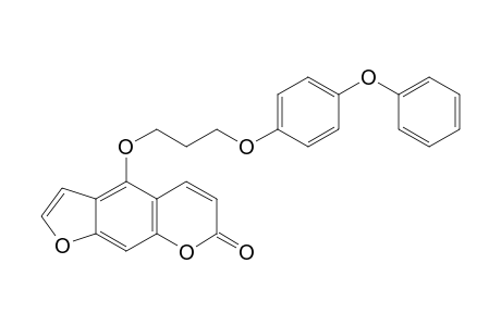 4-[3-(4-Phenoxyphenoxy)propoxy]-7H-furo[3,2-g][1]benzopyran-7-one