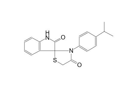 3'-[4-(propan-2-yl)phenyl]-2,3-dihydrospiro[indene-1,2'-[1,3]thiazolidine]-2,4'-dione