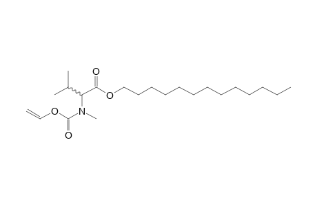 dl-Valine, N-methyl-N-(vinyloxycarbonyl)-, tridecyl ester