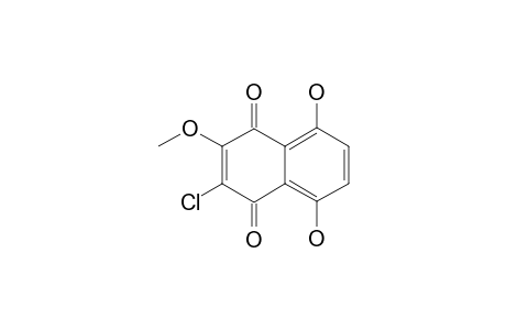 3-CHLORO-5,8-DIHYDROXY-2-METHOXY-1,4-NAPHTHOQUINONE