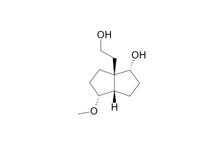 1-(2-Hydroxyethyl)-2-hydroxy-6-methoxybicyclo[3.3.0]octane