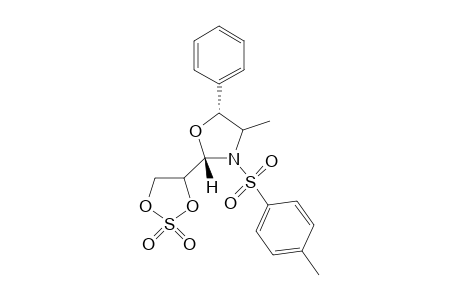 syn/anti-2-[2,2-Dioxo-(1,3,2)-dioxathiol-4-yl]-4-methyl-5-phenyl-3-p-toluenesulfonyloxazolidine