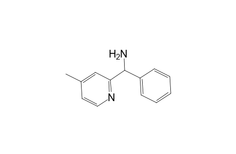 (4-Methyl-2-pyridinyl)(phenyl)methanamine