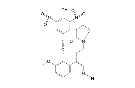 5-METHOXY-3-[2-(1-PYRROLIDINYL)ETHYL]INDOLE, PICRATE