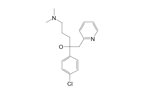 1-[p-Chlorophenyl]-4-dimethylamino-1-[2-pyridylmethyl]-1-butanol