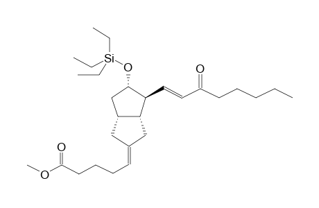 7(E)-(4-METHOXYCARBONYLBUTYLIDENE)-2BETA-[3-OXOOCT-1(E)-ENYL]-3ALPHA-TRIETHYLSILYLOXYBICYCLO[3.3.0]OCTANE