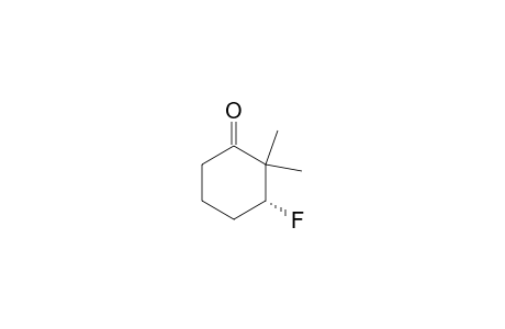 (3R)-2,2-Dimethyl-3-fluorocyclohexanone