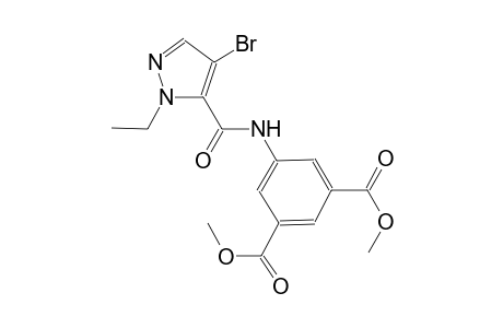 1,3-benzenedicarboxylic acid, 5-[[(4-bromo-1-ethyl-1H-pyrazol-5-yl)carbonyl]amino]-, dimethyl ester