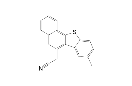 2-(8-methyl-6-naphtho[1,2-b][1]benzothiolyl)acetonitrile