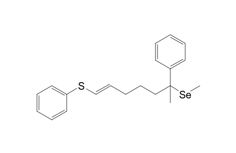 [(E)-1-methyl-1-(methylseleno)-6-(phenylthio)hex-5-enyl]benzene