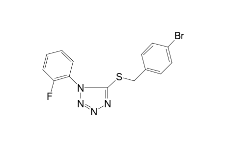 5-(4-Bromo-benzylsulfanyl)-1-(2-fluoro-phenyl)-1H-tetrazole