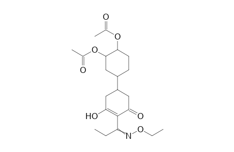 2-Cyclohexen-1-one, 5-[3,4-bis(acetyloxy)cyclohexyl]-2-[1-(ethoxyimino)propyl]-3-hydroxy-