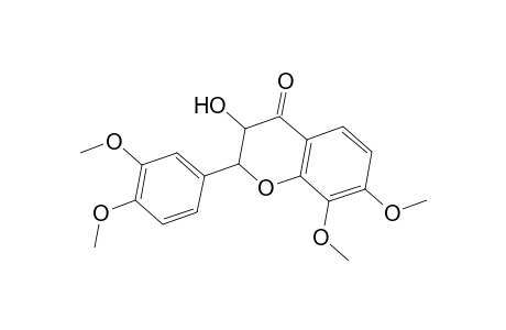4H-1-Benzopyran-4-one, 2-(3,4-dimethoxyphenyl)-2,3-dihydro-3-hydroxy-7,8-dimethoxy-