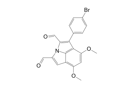 1-(4'-bromophenyl)-6,8-dimethoxypyrrolo[3,2,1-hi]indole-2,4-dicarbaldehyde