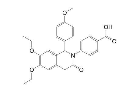 4-(6,7-diethoxy-1-(4-methoxyphenyl)-3-oxo-3,4-dihydro-2(1H)-isoquinolinyl)benzoic acid