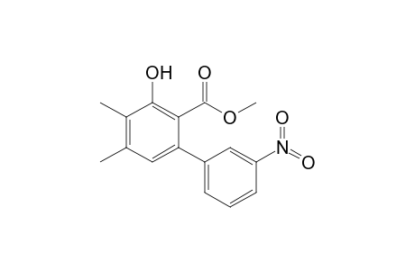 Methyl 3-hydroxy-4,5-dimethyl-3'-nitrobiphenyl-2-carboxylate
