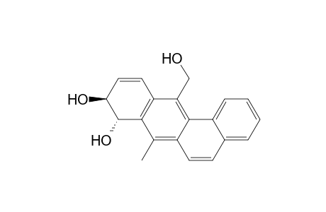 (8S,9S)-12-(hydroxymethyl)-7-methyl-8,9-dihydrobenzo[a]anthracene-8,9-diol