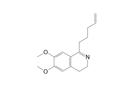 6,7-Dimethoxy-1-(pent-4-enyl)-3,4-dihydroisoquinoline