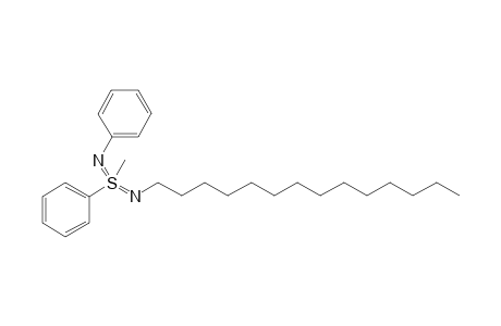 N-Tetradecyl-N'-phenyl-S-methyl-S-phenyl sulfondiimine