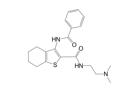 Benzothiophene-2-carboxamide, 4,5,6,7-tetrahydro-3-benzoylamino-N-(2-dimethylaminoethyl)-