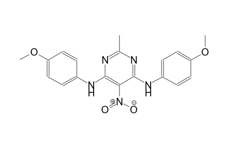 N~4~,N~6~-bis(4-methoxyphenyl)-2-methyl-5-nitro-4,6-pyrimidinediamine