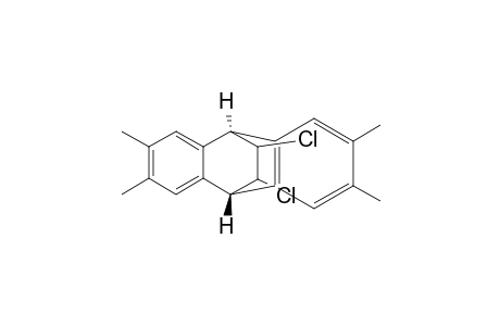 9,10-Ethanoanthracene, 11,12-dichloro-9,10-dihydro-2,3,6,7-tetramethyl-, trans-