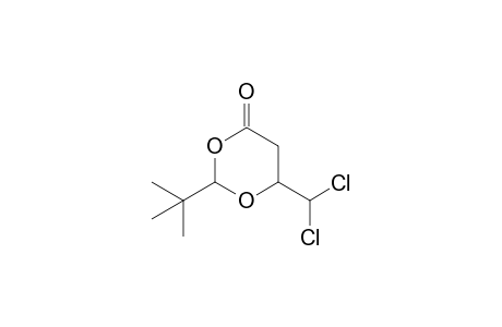 2-(t-Butyl)-6-(dichloromethyl)-1,3-dioxan-4-one