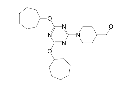 [1-[4,6-BIS-(CYCLOHEPTYLOXY)-1,3,5-TRIAZIN-2-YL)-PIPERIDIN-4-YL]-METHANOL