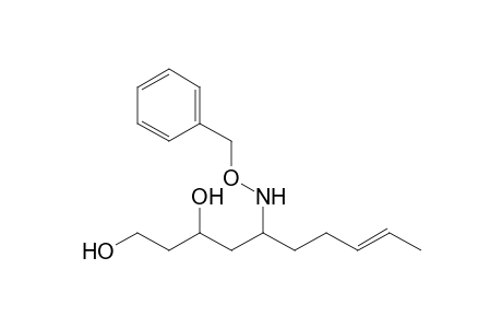 5-[(Benzyloxy)amino]dec-8-ene-1,3-diol