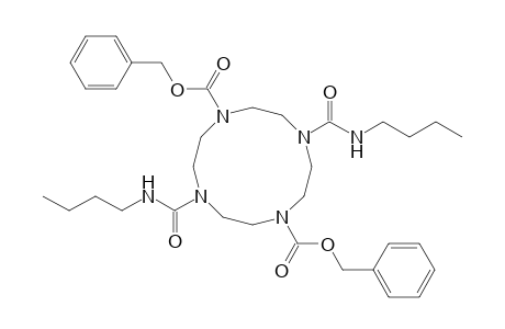 4,10-bis(butylcarbamoyl)-1,4,7,10-tetrazacyclododecane-1,7-dicarboxylic acid dibenzyl ester