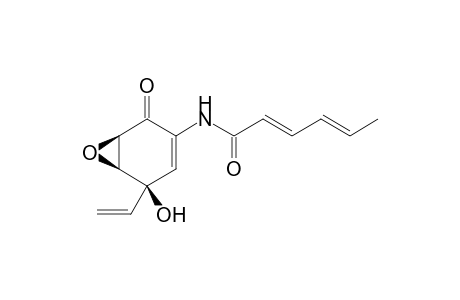 (2E,4E)-N-[(1R,5R,6S)-5-ethenyl-5-hydroxy-2-oxo-7-oxabicyclo[4.1.0]hept-3-en-3-yl]hexa-2,4-dienamide