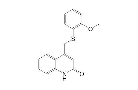 2(1H)-Quinolinone, 4-[[(2-methoxyphenyl)thio]methyl]-