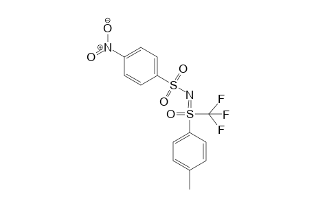 N-(4-Nitrobenzenesulphonyl)-4-methylbenzene-trifluoromethyl sulfoximine