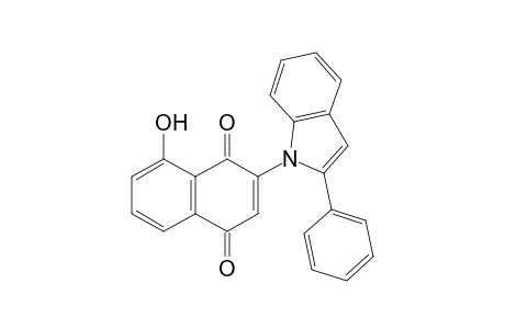 3-(2'-Phenylindolyl)-5-hydroxy-1,4-naphthoquinone