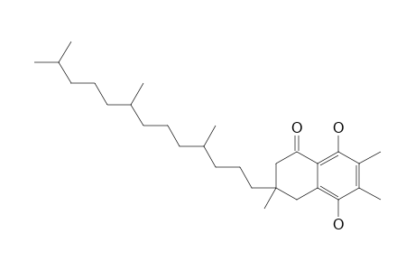 5,8-DIHYDROXY-3,6,7-TRIMETHYL-3-(4,8,12-TRIMETHYLTRIDECYL)-1,2,3,4-TETRAHYDRO-1-NAPHTHALENONE