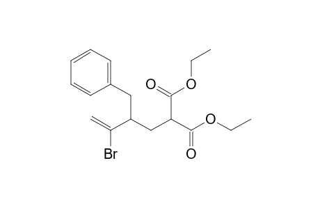 Diethyl 2-(2-benzyl-3-bromobut-3-en-1-yl)malonate