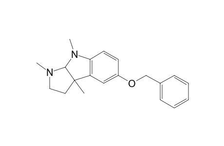 3,4,8b-trimethyl-7-phenylmethoxy-2,3a-dihydro-1H-pyrrolo[2,3-b]indole