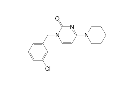 1-[(3-chlorophenyl)methyl]-4-(piperidin-1-yl)-1,2-dihydropyrimidin-2-one