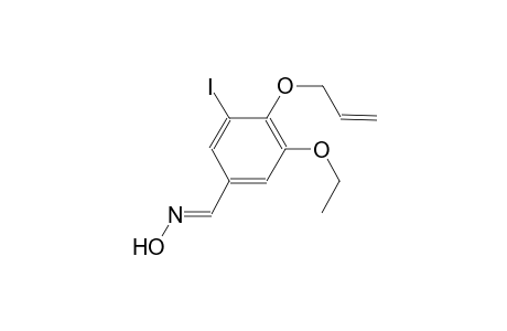 4-(allyloxy)-3-ethoxy-5-iodobenzaldehyde oxime