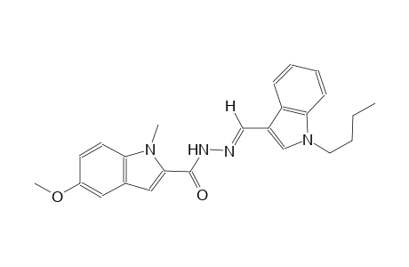 1H-indole-2-carboxylic acid, 5-methoxy-1-methyl-, 2-[(E)-(1-butyl-1H-indol-3-yl)methylidene]hydrazide