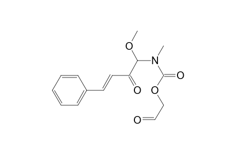 2-Oxoethyl(1-methoxy-2-oxo-4-phenyl-3(E)-butenyl)-n-methylcarbamate