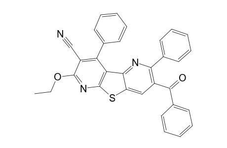 3-Benzoyl-8-cyano-7-ethoxy-2,9-diphenylthieno[2,3-b:4,5-b']dipyridine