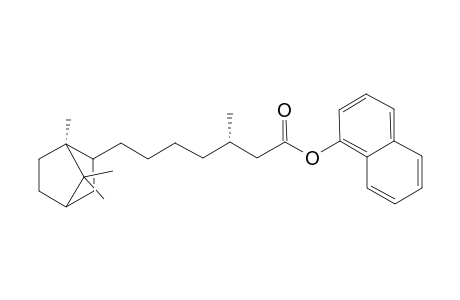 1-(S)-endo-(1-Naphthyl)bornyl (3(S)-Methyl)heptanoate