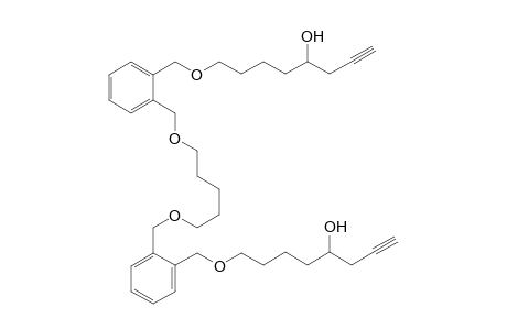 9,14,20,25-tetraoxadibenzo[11,12:22,23]tritriaconta-1,32-diyne-4,30-diol