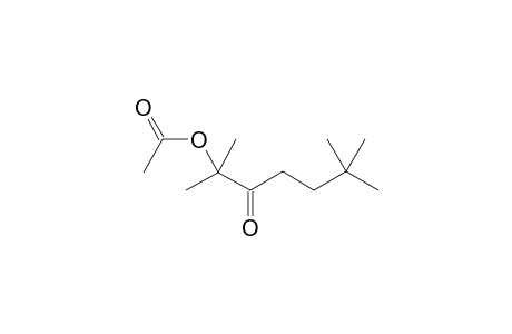2- and 4-Acetoxy-2,6,6-trimethyl-3-heptanone
