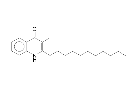 3-Methyl-2-undecyl-1H-quinolin-4-one
