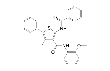 2-(benzoylamino)-N-(2-methoxyphenyl)-4-methyl-5-phenyl-3-thiophenecarboxamide