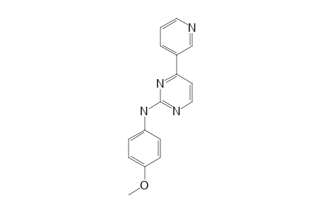 N-(4-METHOXYPHENYL)-4-(PYRIDIN-3-YL)-PYRIMIDIN-2-AMINE