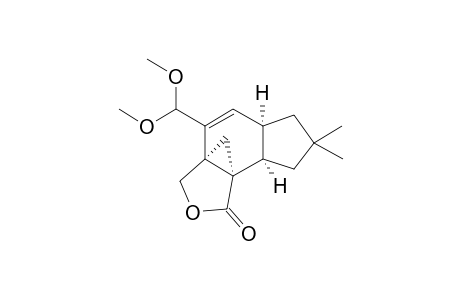 3H,6H-3a,8b-Methano-1H-indeno[4,5-c]furan-1-one,4-(dimethoxymethyl)-5a,7,8,8a-tetrahydro-7,7-dimethyl-,(3a.alpha.,5a.alpha.,8a.alpha.,8b.alpha.)-(+-)-