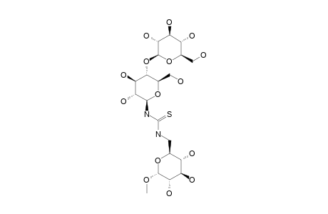 METHYL-6-DEOXY-6-(BETA-D-CELLOBIOSYLTHIOUREIDO)-ALPHA-D-GLUCOPYRANOSIDE